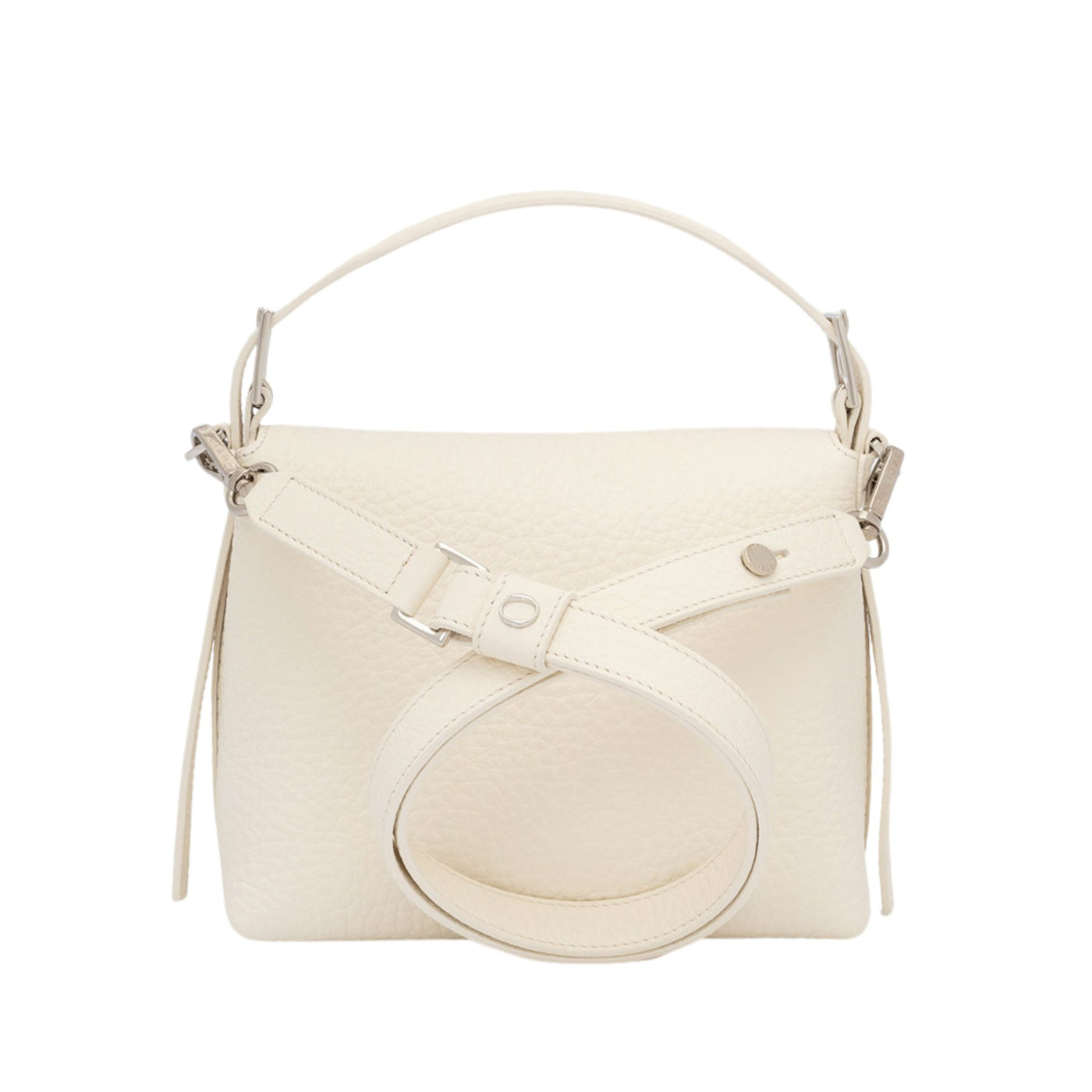 Borsa a mano piccola Donna Nana Soft Bianco retro