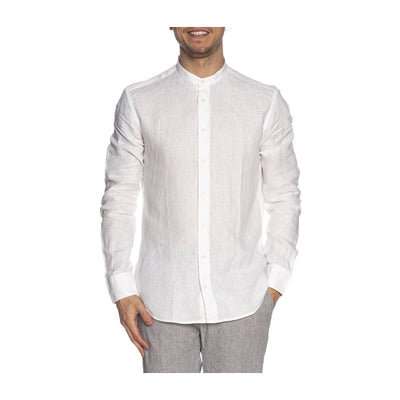 White men's linen shirt