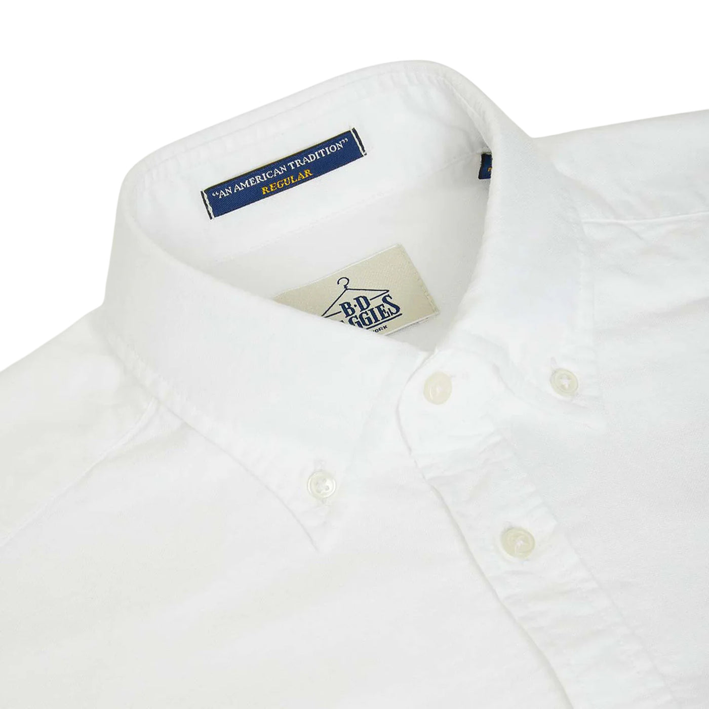 Camicia Uomo Bianca, in puro cotone, con colletto classico 