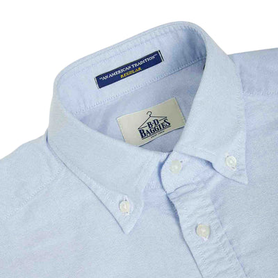 Camicia Uomo a tinta unita, in cotone, con raschino applicato sul petto 