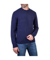 Maglia Uomo Girocollo in Cashmere Blu navy modello frontale