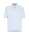 Men's polo shirt with ribbed bottom 