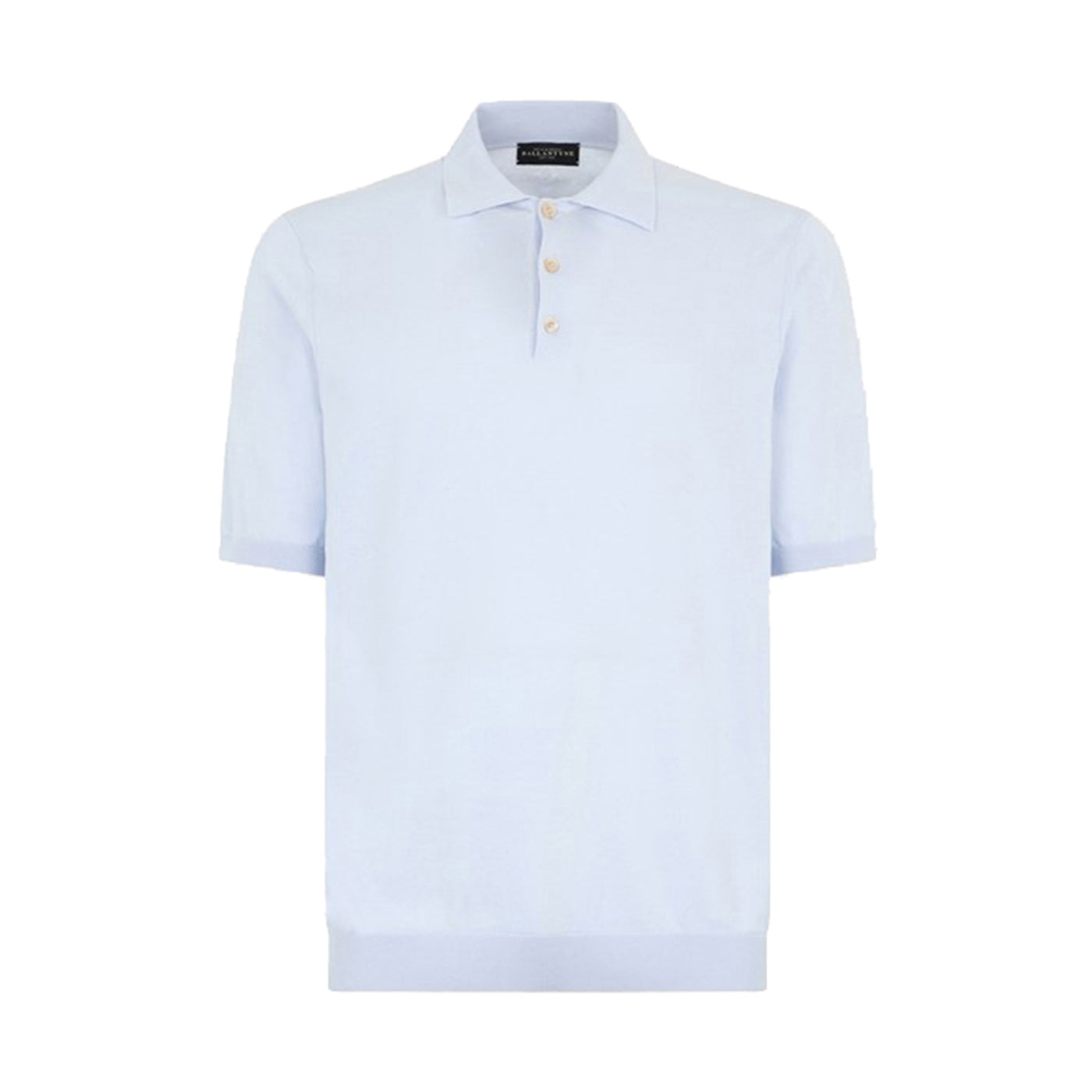 Men's polo shirt with ribbed bottom 