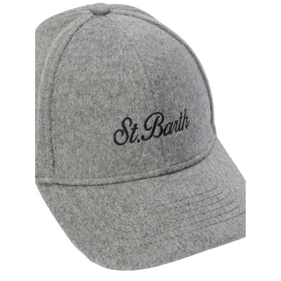 Cappello Uomo con visiera Baseballe Felt Grigio 