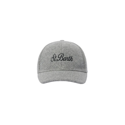 Cappello Uomo con visiera Baseballe Felt Grigio