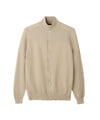 Cardigan Uomo in cotone, a collo alto 