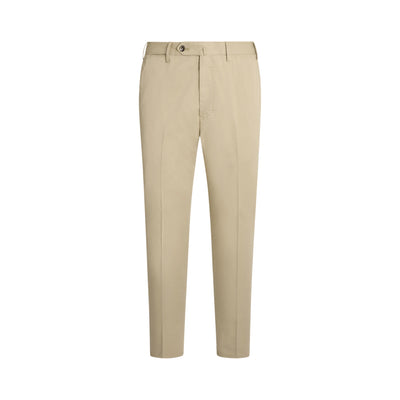 Pantaloni Uomo Slim in silkochino Beige