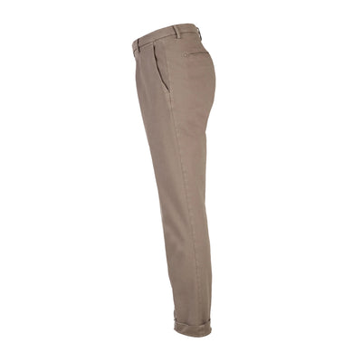 Pantaloni Uomo con tasca americana Marrone laterale