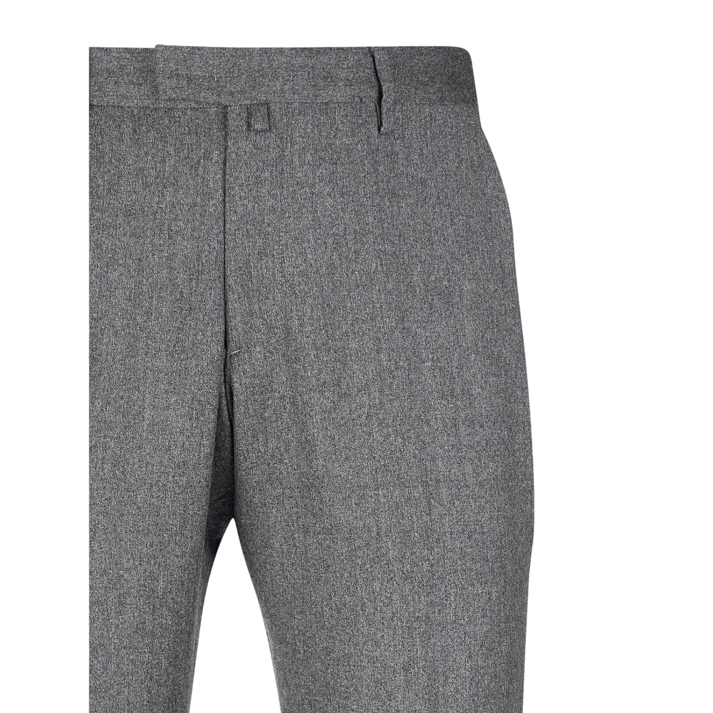 Pantaloni Uomo con risvolto Grigio dettaglio