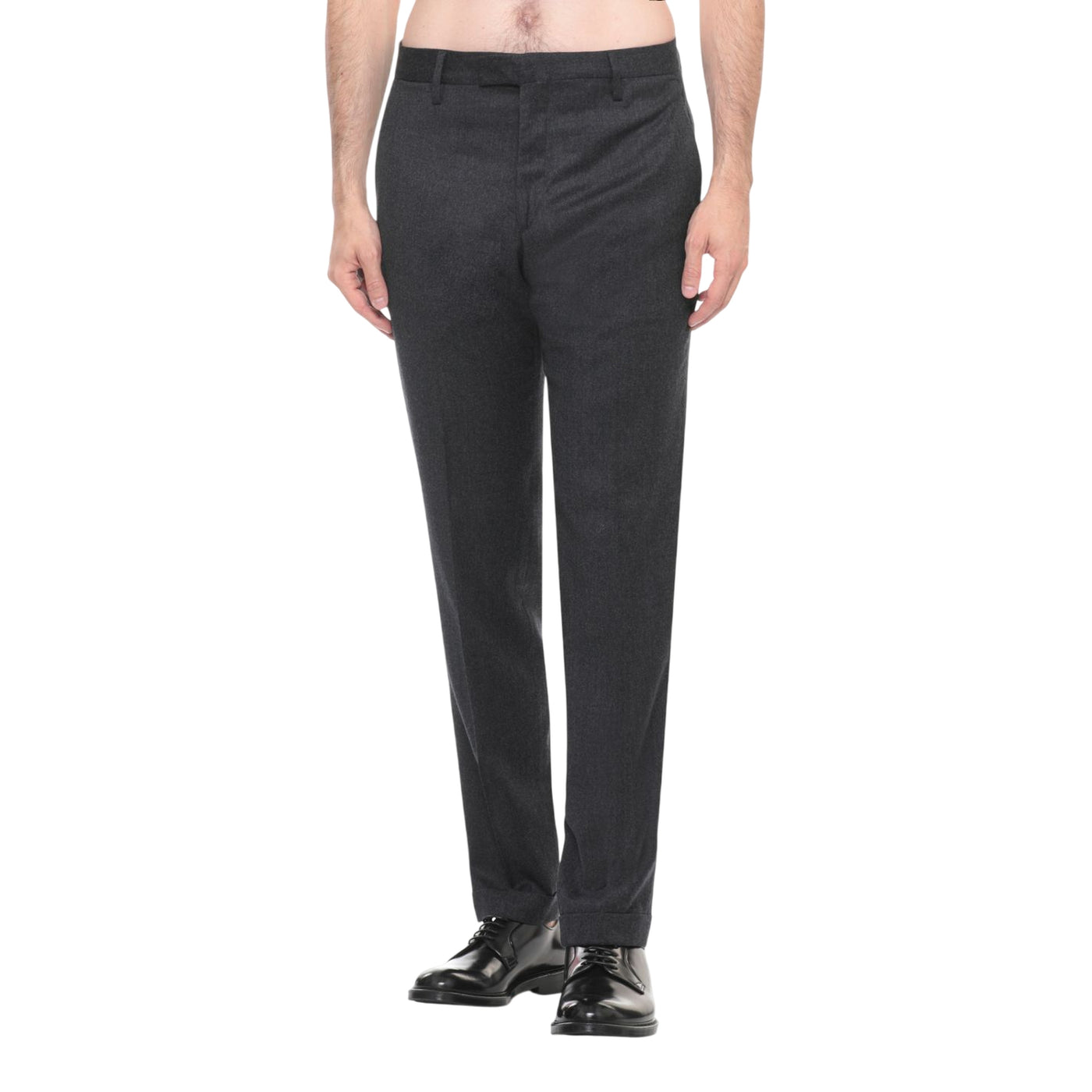 Pantalone Uomo in lana vergine con tasche a filetto