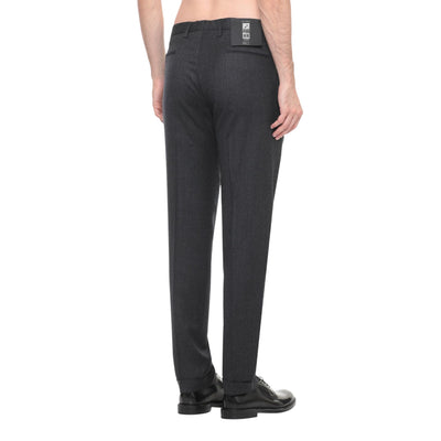 Pantalone Uomo in lana vergine con tasche a filetto