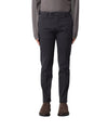 Pantaloni Uomo Chino tinta unita grigio scuro