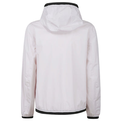 Giubbotto Donna con cappuccio fisso rosa retro