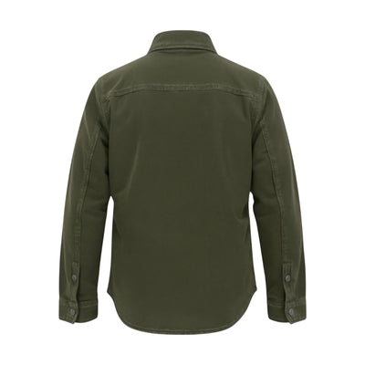 Camicia Uomo trapuntata Moleskine Verde  retro