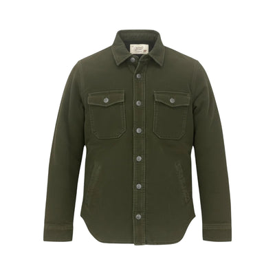 Camicia Uomo trapuntata Moleskine Verde 