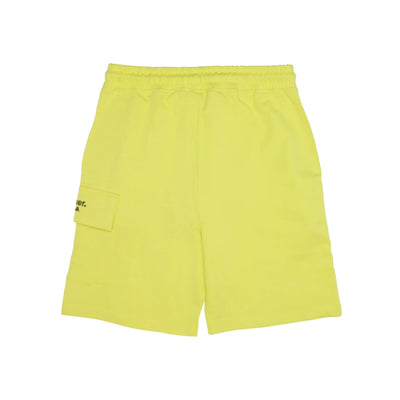 Bermuda Bambino con orlo dritto Verde retro
