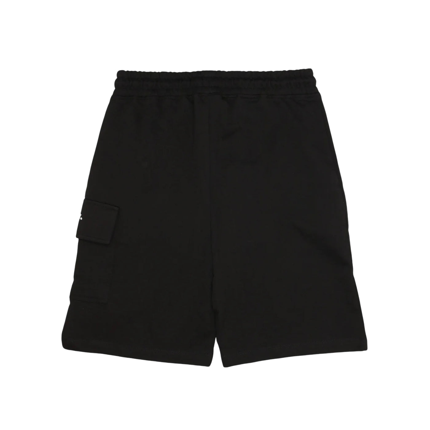Bermuda Bambino con orlo dritto Nero retro