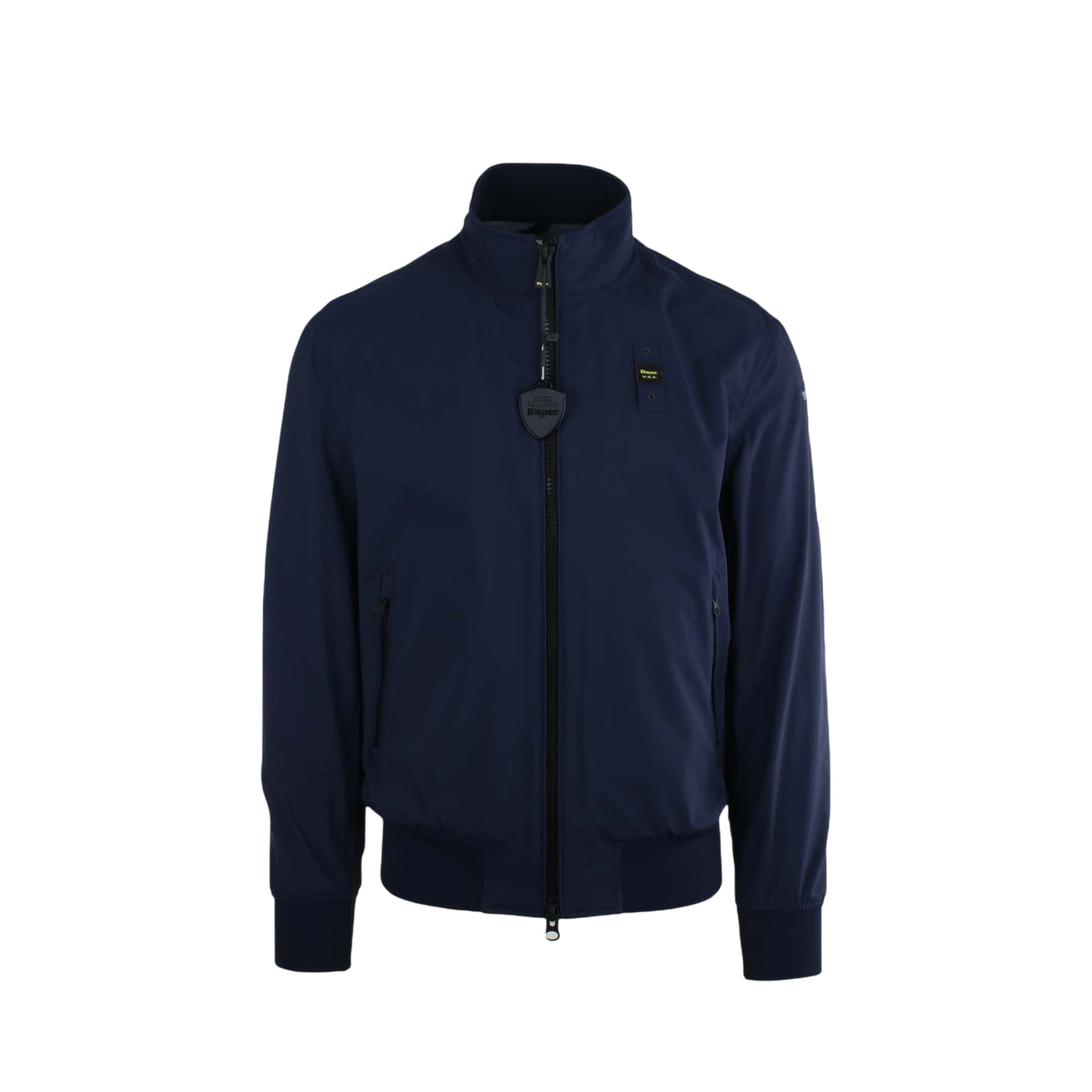 Giubbotto Bomber Uomo in neoprene navy 