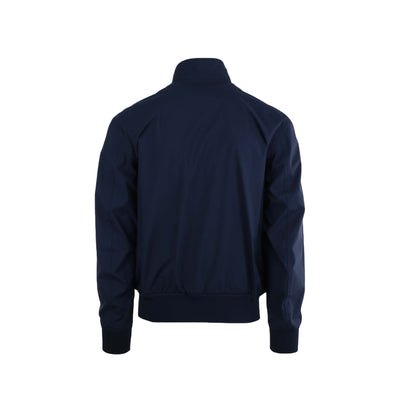 Giubbotto Bomber Uomo in neoprene navy  retro