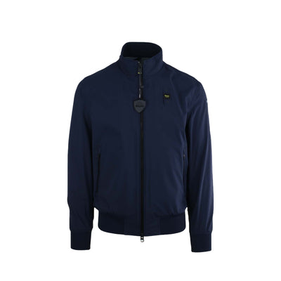 Giubbotto Bomber Uomo in neoprene navy 