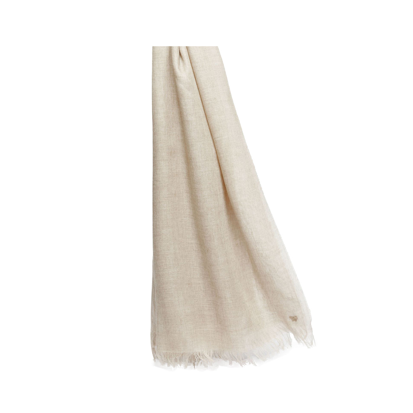 Women's shawl in viscose and cashmere blend