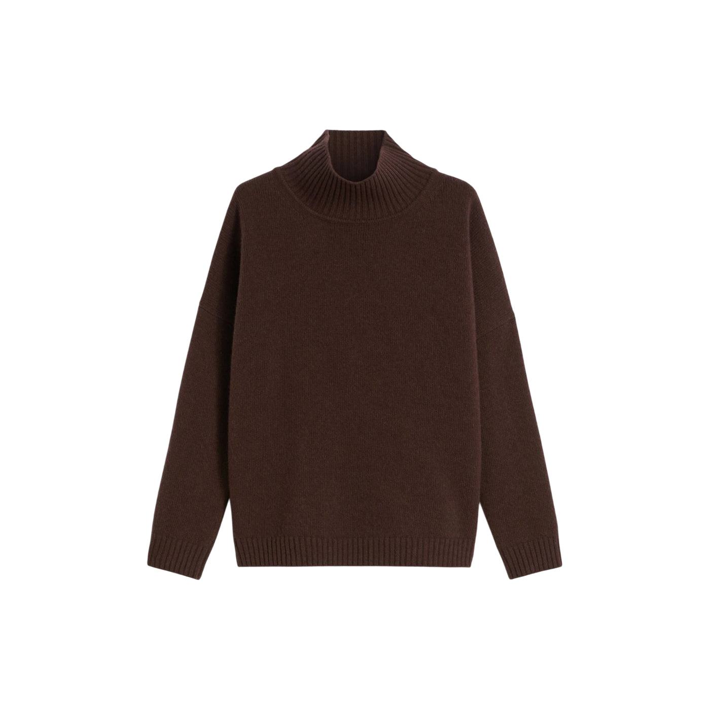 Maglia Donna a collo alto Marrone