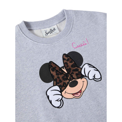 Felpa Bambina Briony con stampa Minnie dettaglio