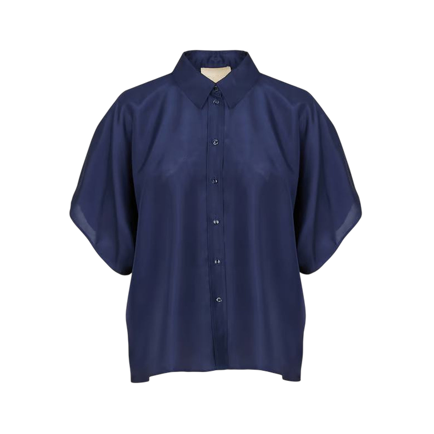 Camicia Donna Brooklyn in tinta unita navy