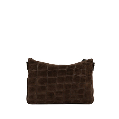 Borsa Donna Nora Pouch scamosciata effetto cocco retro