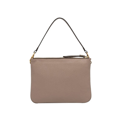 Borsa Donna Beige con doppio scomparto e tracolla rimovibile