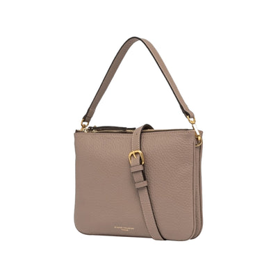 Borsa Donna Beige con doppio scomparto e tracolla rimovibile