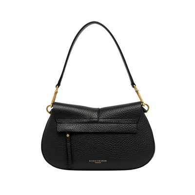 Borsa a spalla Donna Helena Round Nero retro