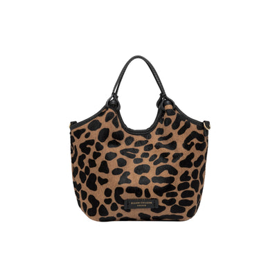 Borsa Donna, modello Dua animalier, con tracolla e pochette