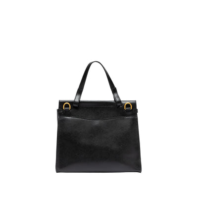 Borsa a mano Donna Tilda Nero con moschettone retro