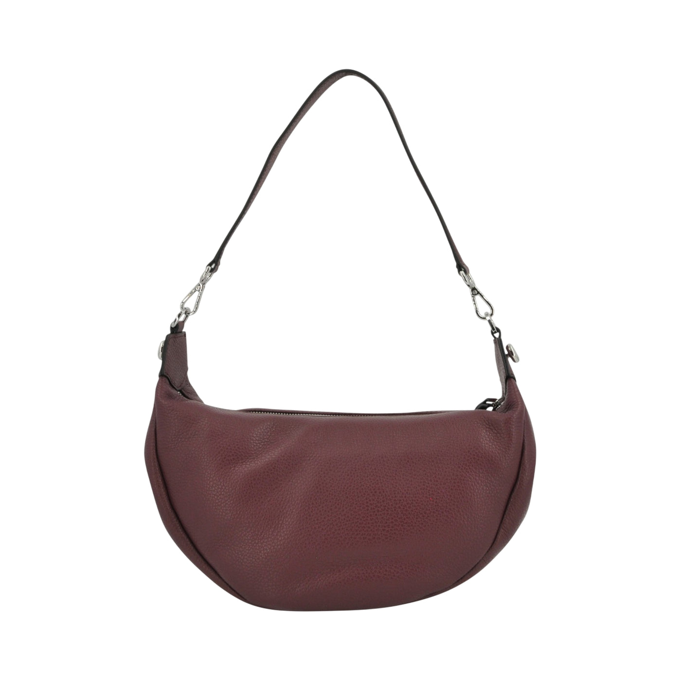 Borsa a spalla Donna a mezzaluna in pelle retro