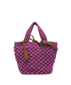 Borsa a mano da Donna effetto bubble viola