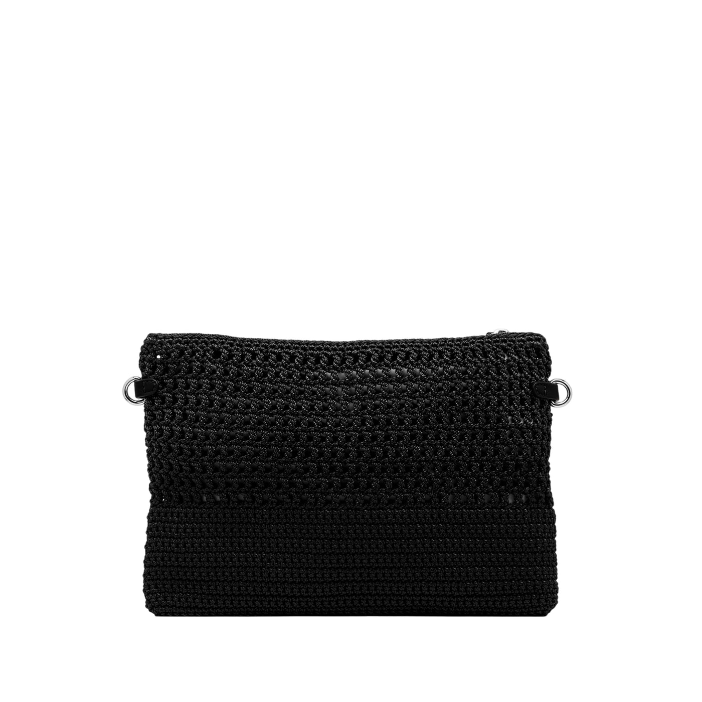 Borsa da Donna a tracolla Victoria traforata nero retro