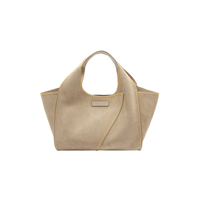 Borsa Donna modello Euforia, in pelle scamosciata, a mano
