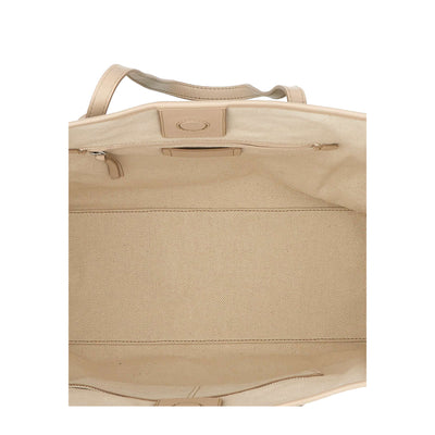 Borsa shopping Marcella in canvas Verde