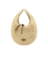 Borsa a spalla Nefeli Donna in paglia beige 