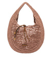 Borsa a spalla Donna Rosa in paglia