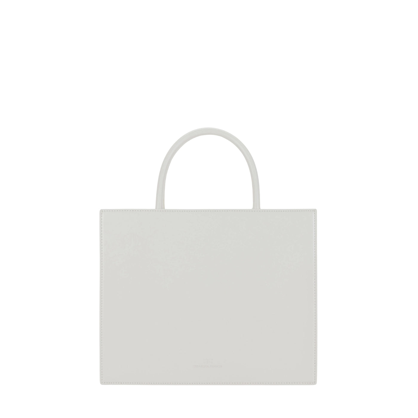 Borsa Donna grande con logo Bianco retro