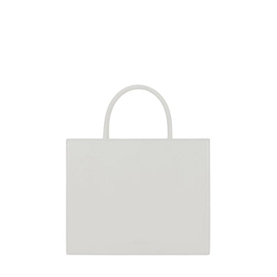 Borsa Donna grande con logo Bianco retro