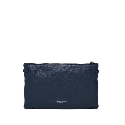 Pochette Donna Hermy navy con tracolla retro