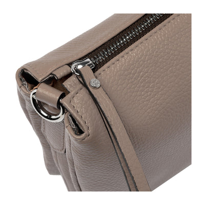 Borsa Donna linea Three, con tracolla e chiusura zip