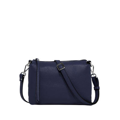 Borsa a tracolla Donna a tre scomparti navy