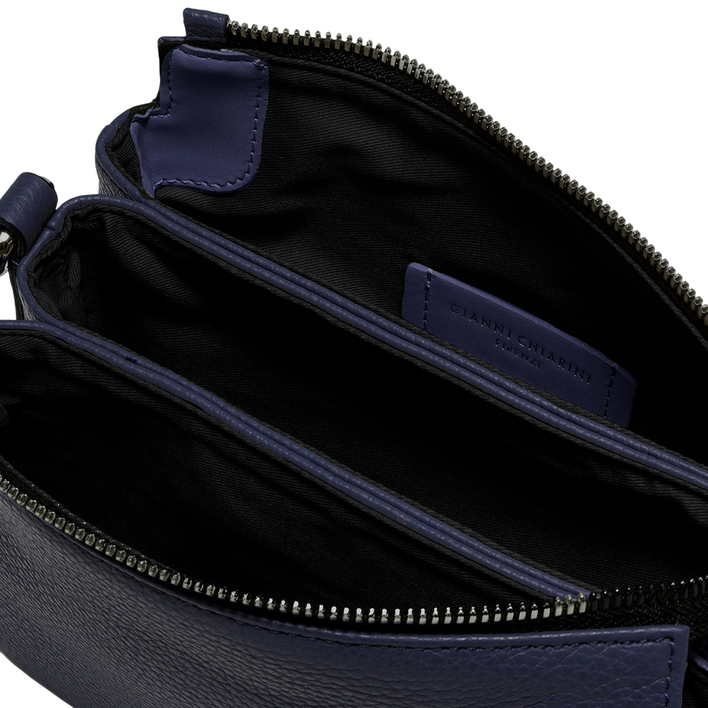 Borsa a tracolla Donna a tre scomparti navy interno