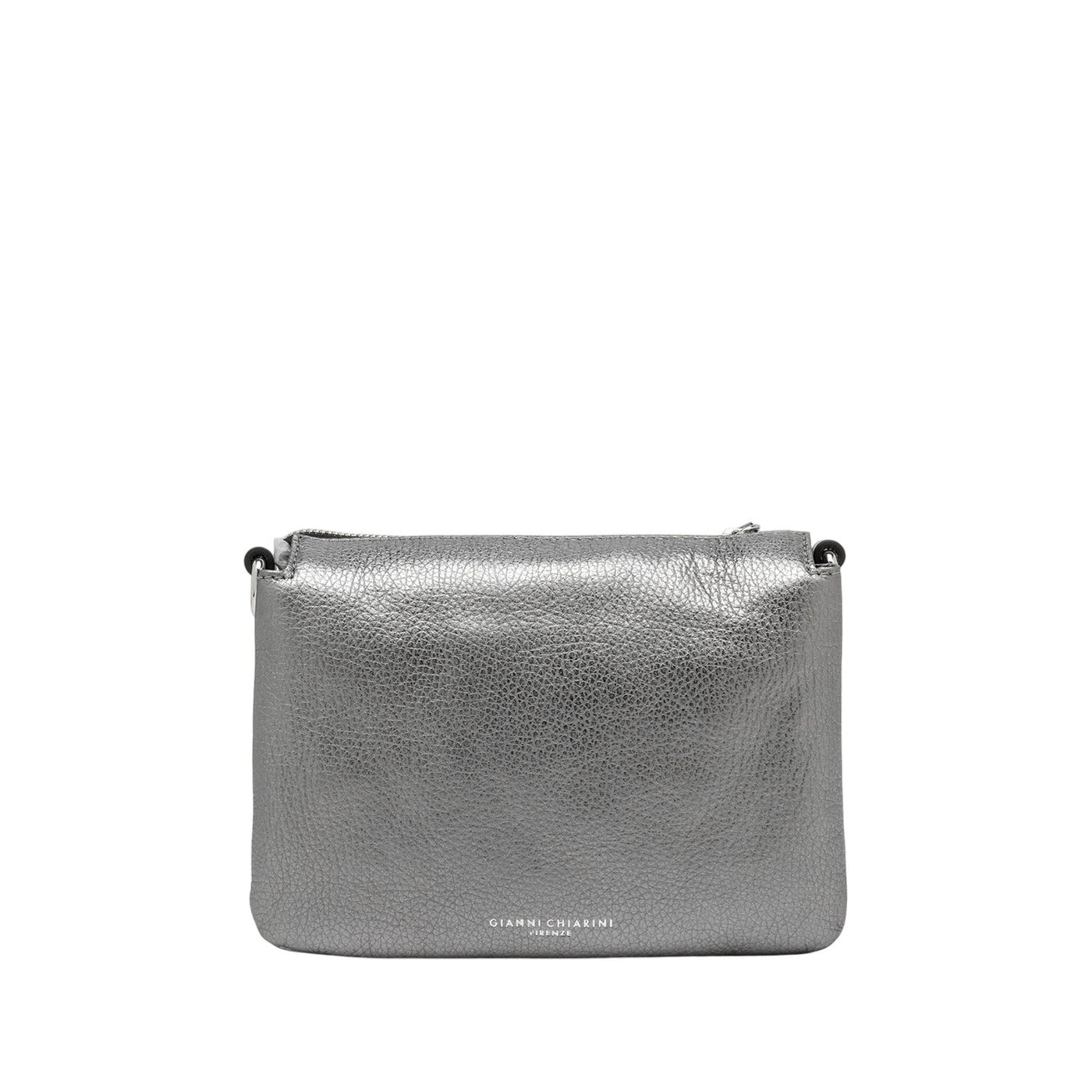 Borsa a tracolla Donna a 3 scomparti Argento  retro