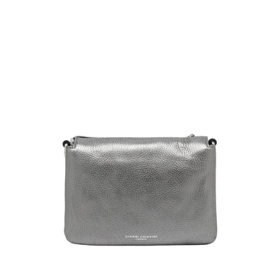 Borsa a tracolla Donna a 3 scomparti Argento  retro