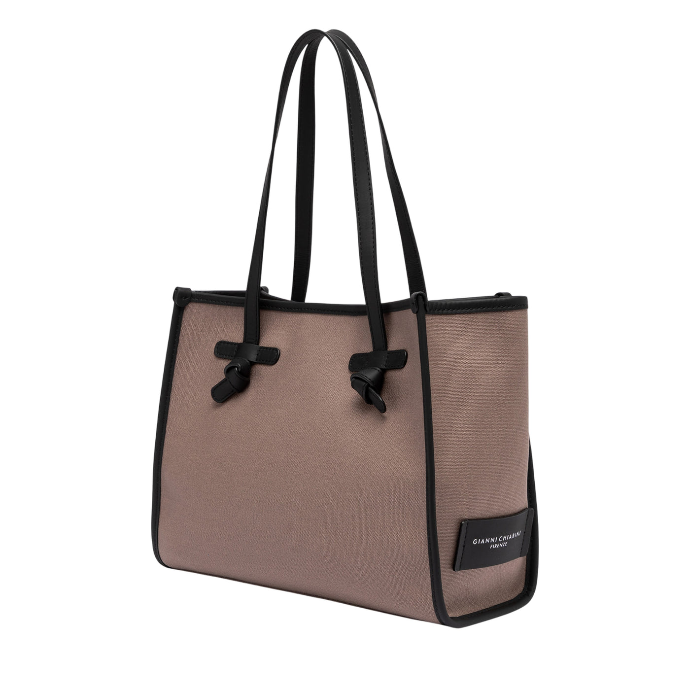 Borsa Shopper Donna in tessuto canvas Grigio